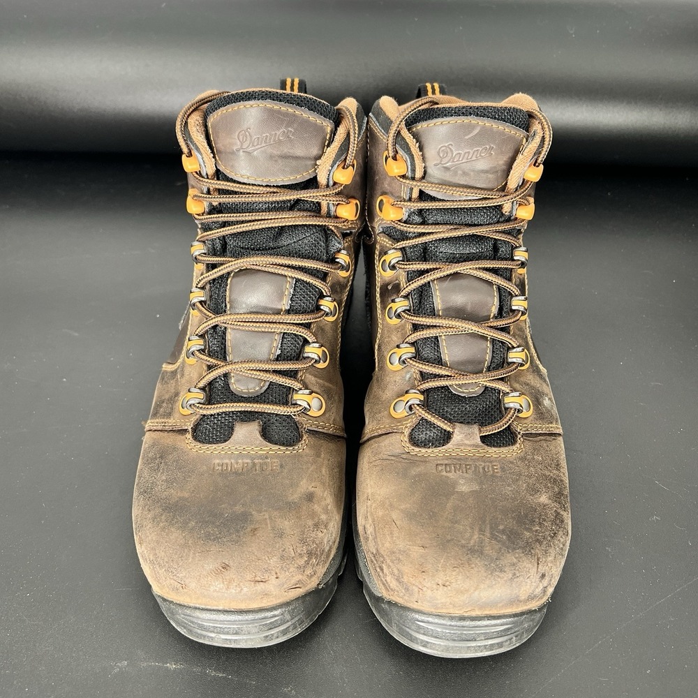 Danner Vicious 4.5 Brown Comp Toe Work Boots 13860 Mens 10 D EH GORE-TEX